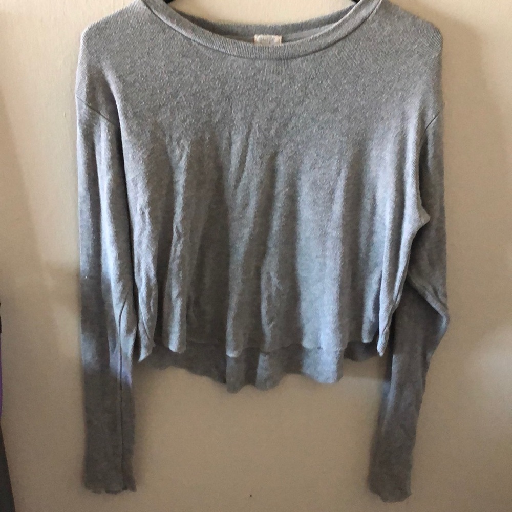 Grey brandy sweater
